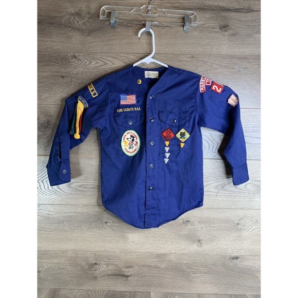 Other - 1970’s Official Boy Scouts Of America SHIRT W/ BADGES & PATCHES Scout-O-Rama